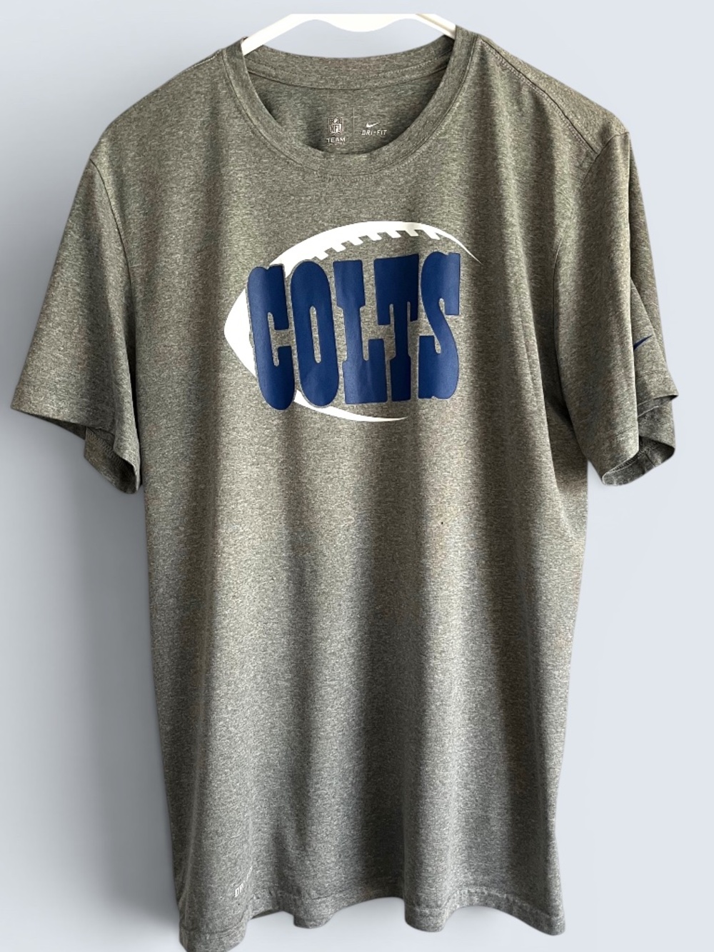 Nike Gray Indianapolis Colts Dri-Fit Tee Size M